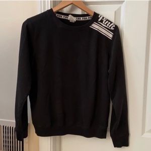 Pink Sweatshirt Black